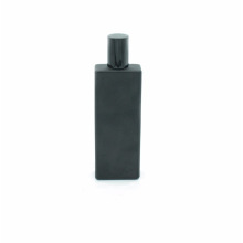 conception personnalisée écran sérigraphie 50 ml vide verre mat noir bouteille de parfum